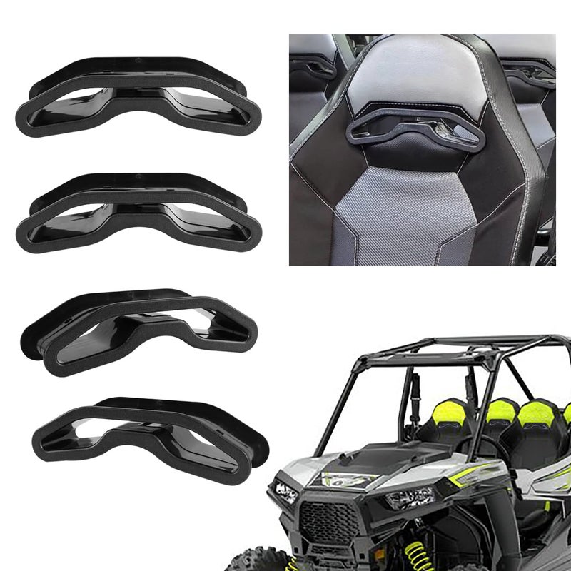 AUFER Seat Belt Harness Pass Through Bezel Insert Compatible With For 2014-2023 UTV Polaris RZR XP Turbo 1000 900 S XC General (4 PCS) - Image 1